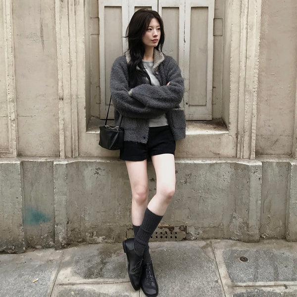 [SLOWAND] made. Essential Basic Soft Tension T-shirt | 柔軟彈力圓領長袖上衣・5色