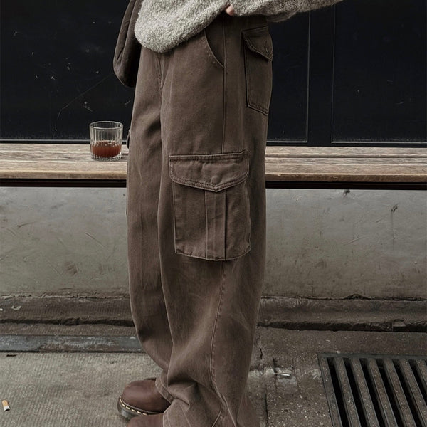 [slowand] made. Milo Vintage Washing Cargo Pants (Basic/Long) | 復古水洗工裝長褲・標準／加長款