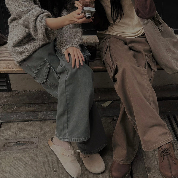 [slowand] made. Milo Vintage Washing Cargo Pants (Basic/Long) | 復古水洗工裝長褲・標準／加長款