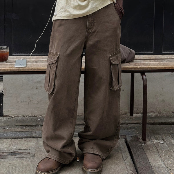 [slowand] made. Milo Vintage Washing Cargo Pants (Basic/Long) | 復古水洗工裝長褲・標準／加長款