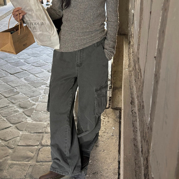 [slowand] made. Milo Vintage Washing Cargo Pants (Basic/Long) | 復古水洗工裝長褲・標準／加長款