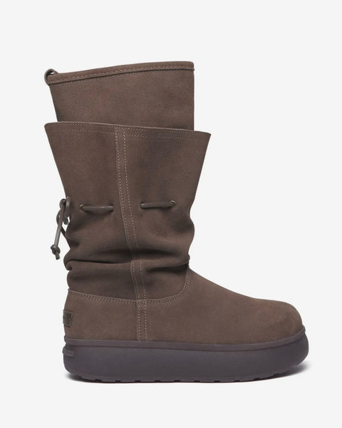 [Rockfish Weatherwear] Cloudy Layered Boots | 層次抽繩麂皮長靴・3色