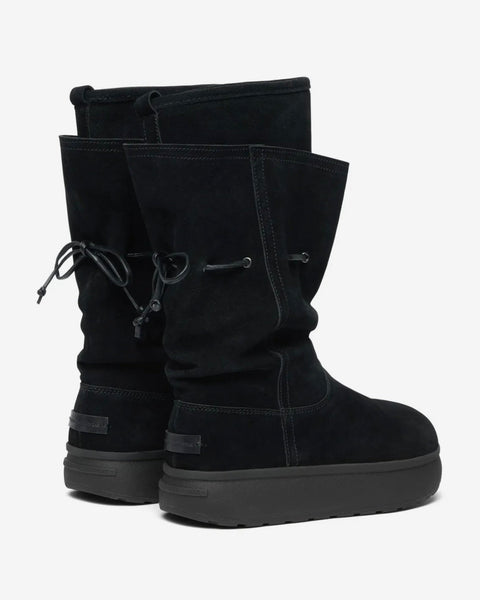 [Rockfish Weatherwear] Cloudy Layered Boots | 層次抽繩麂皮長靴・3色