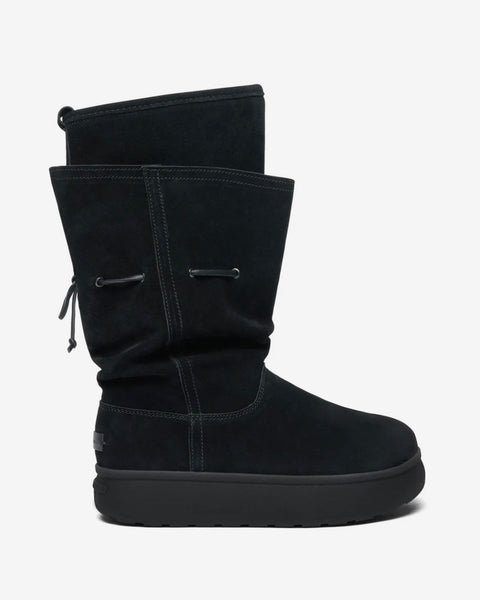 [Rockfish Weatherwear] Cloudy Layered Boots | 層次抽繩麂皮長靴・3色