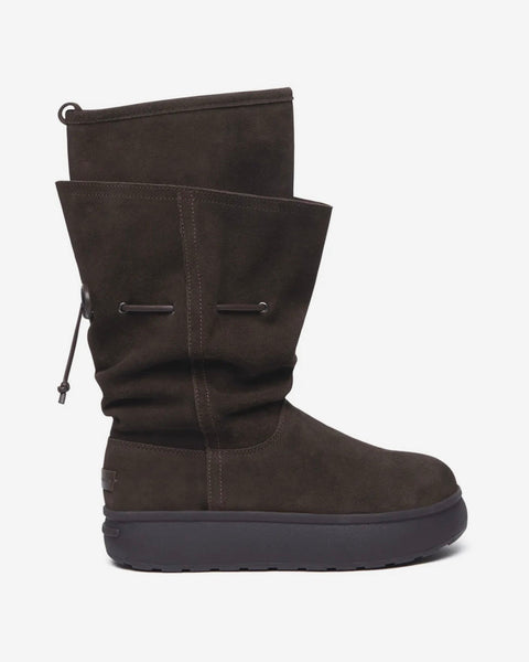 [Rockfish Weatherwear] Cloudy Layered Boots | 層次抽繩麂皮長靴・3色