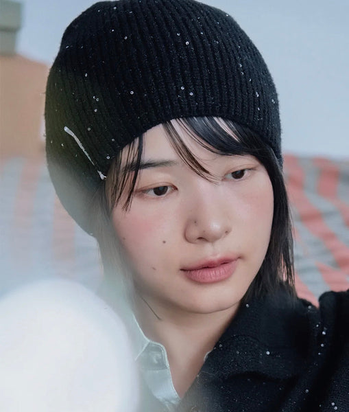 [Rockfish Weatherwear] Glitter Knit Beanie | 微閃亮片針織冷帽・4色