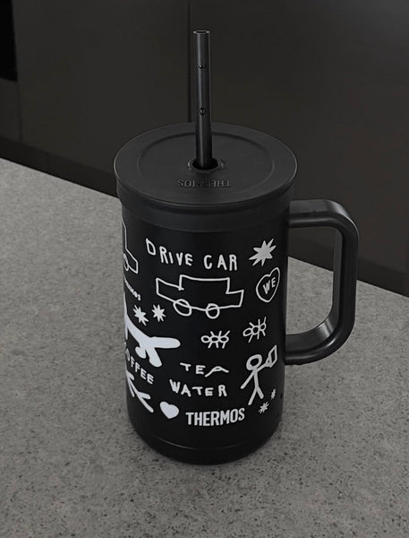 [INAPSQUARE x THERMOS] The Compact Straw Cup & Tumbler 720 ml
