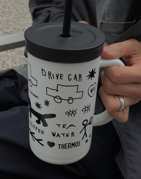 [INAPSQUARE x THERMOS] The Compact Straw Cup & Tumbler 720 ml