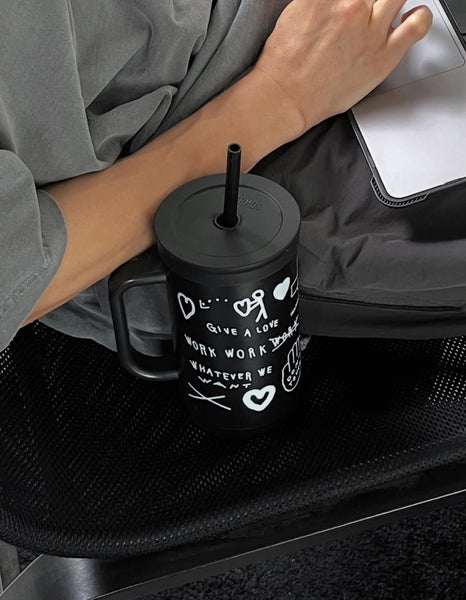 [INAPSQUARE x THERMOS] The Compact Straw Cup & Tumbler 720 ml