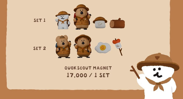 Dinotaeng快閃店 Quokscout!🏕 - Quokscout Magnet