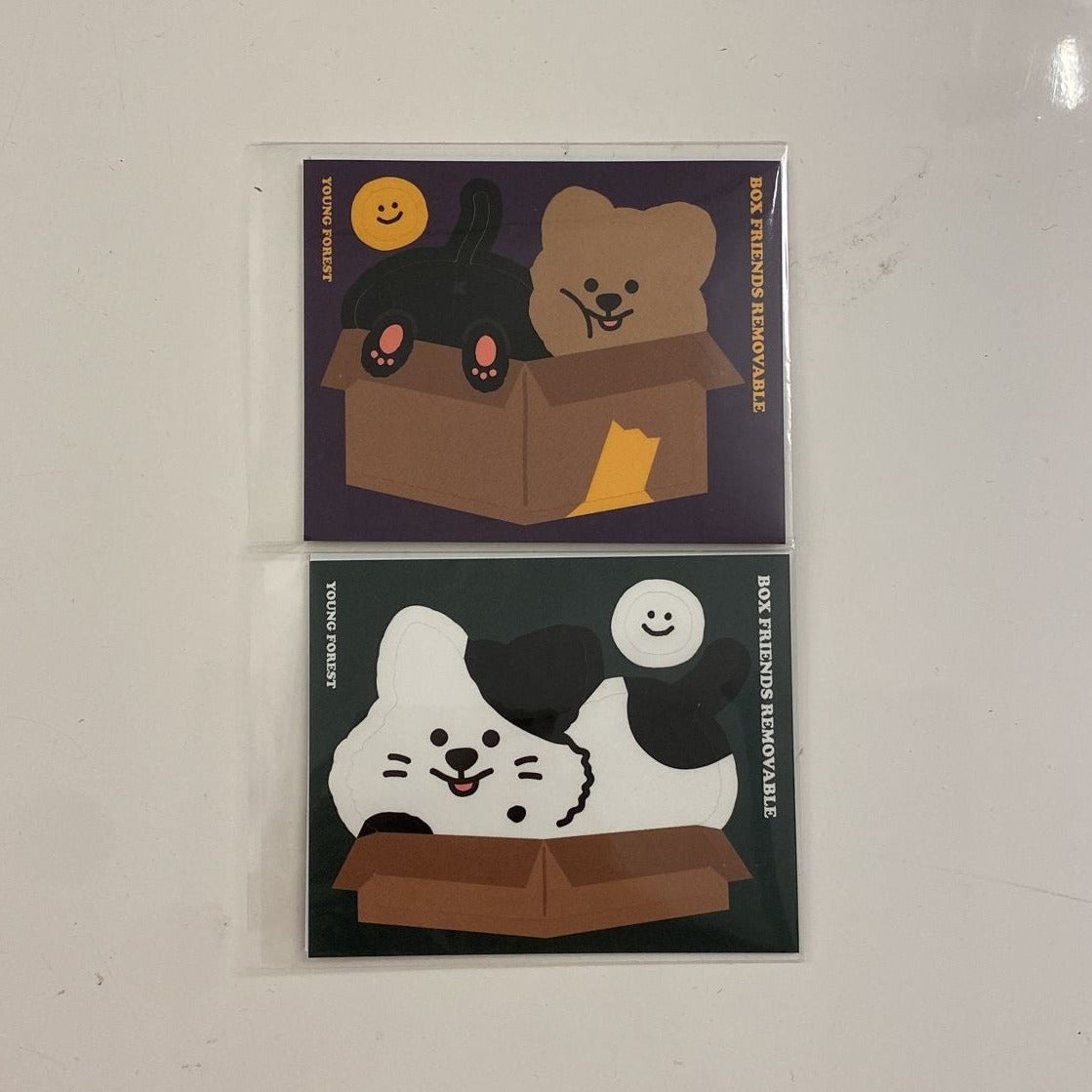 (現貨) - [YOUNG FOREST] Box Friends Removable Sticker