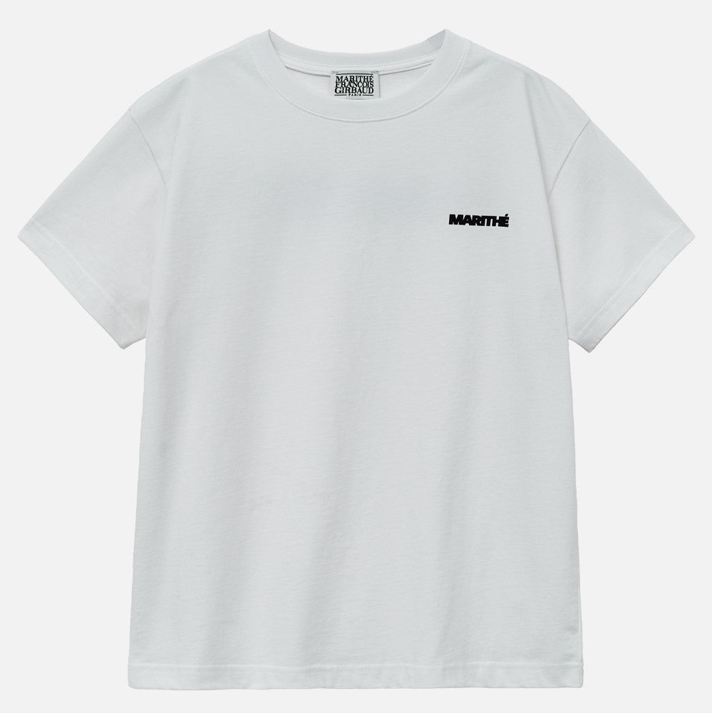 [MARITHÉ FRANÇOIS GIRBAUD] UNION LOGO TEE white