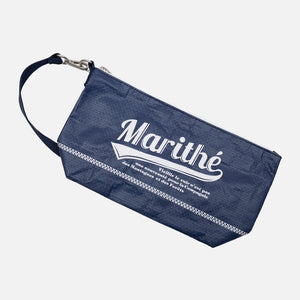 [MARITHÉ FRANÇOIS GIRBAUD] TARPAULIN BIG POUCH navy