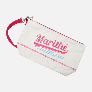 [MARITHÉ FRANÇOIS GIRBAUD] TARPAULIN BIG POUCH pink