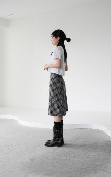 [BINARY01] Copen Check Skirt