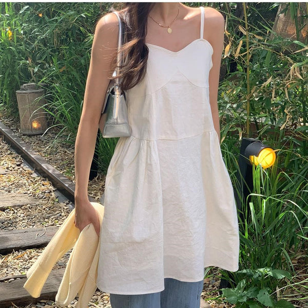 [WITHBLOOM] Lia Linen Sleeveless Dress