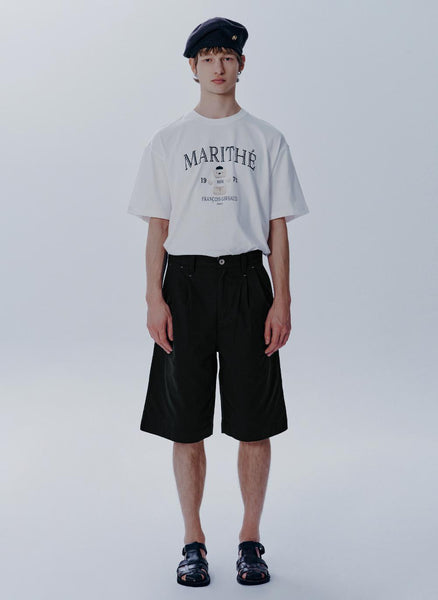 [MARITHÉ FRANÇOIS GIRBAUD] MARI GRAPHIC OVERSIZED TEE white