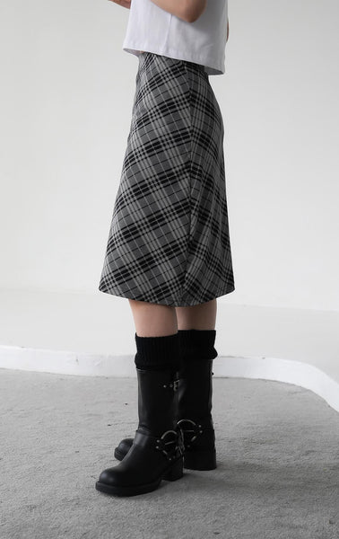 [BINARY01] Copen Check Skirt