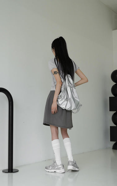 [BINARY01] Bari Strap Wrap Pants Skirt