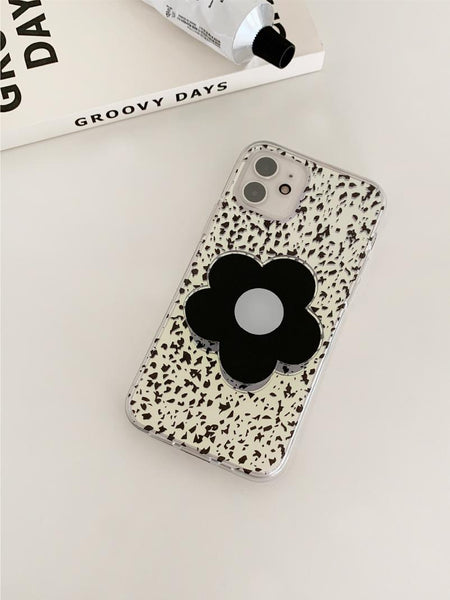 [Mademoment] Sand Pattern Design Glossy Mirror Phone