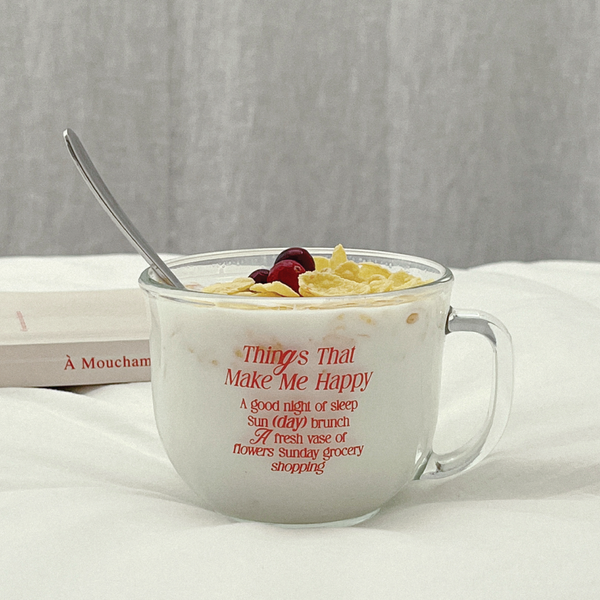[Mademoment] Happy List Cereal Cup 470ml
