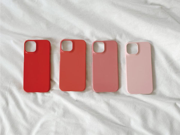 [Mademoment] Pastel Plain Design Phone Case