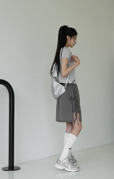 [BINARY01] Bari Strap Wrap Pants Skirt