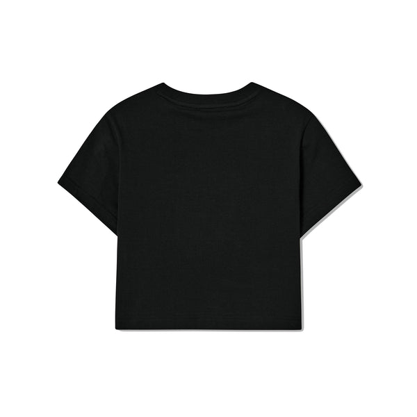 [O!Oi X Knotted] SWEET CREAM LIST CROP T-SHIRTS (3 Colours)