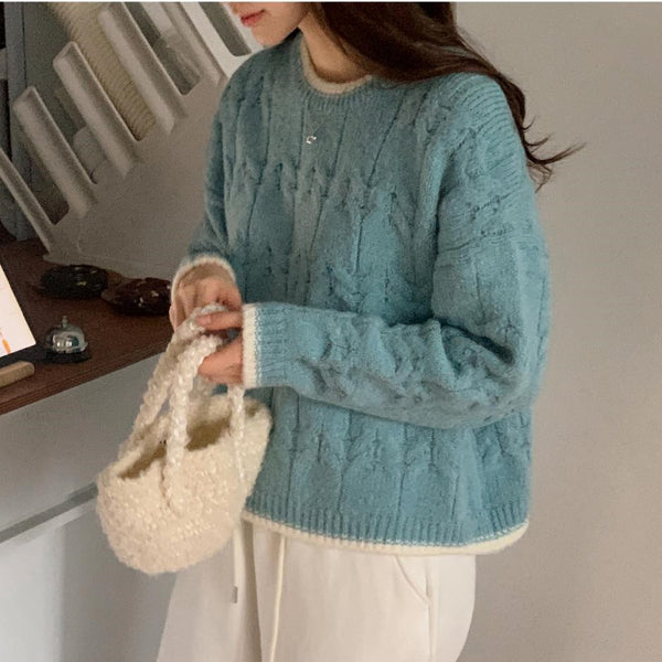 [SHOPPERLAND] Wool Cable Knit (4 Colors)