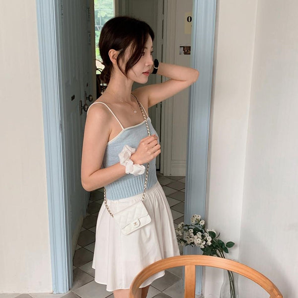 [SHOPPERLAND] Cotton Summer Knit Sleeveless Shirt (4 Colours)