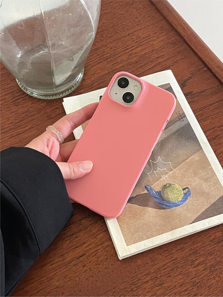 [Mademoment] Pastel Plain Design Phone Case