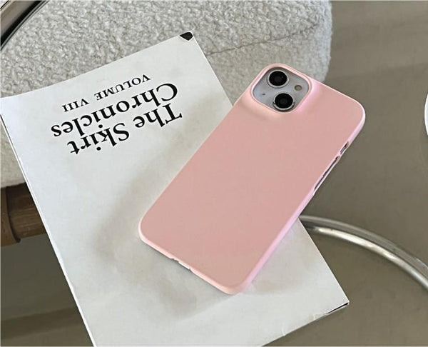 [Mademoment] Pastel Plain Design Phone Case