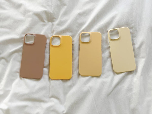 [Mademoment] Pastel Plain Design Phone Case