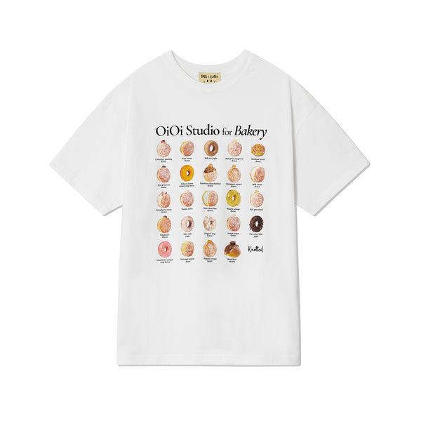 [O!Oi X Knotted] SWEET CREAM LIST T-SHIRTS (3 Colours)