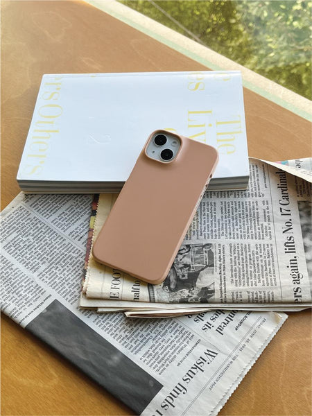 [Mademoment] Pastel Plain Design Phone Case