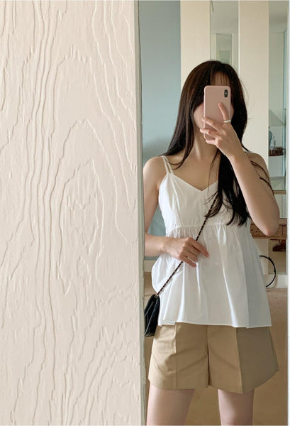 [98°C] Carol Flare Tank Top Blouse (3 Colors)