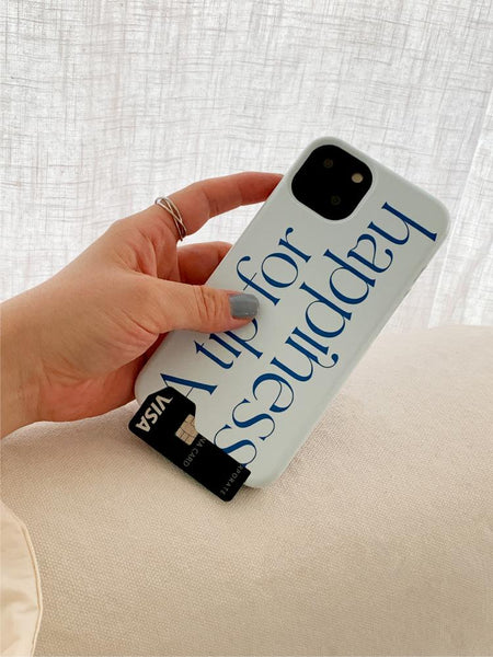 [Mademoment] Happiness Lettering Design Phone Case