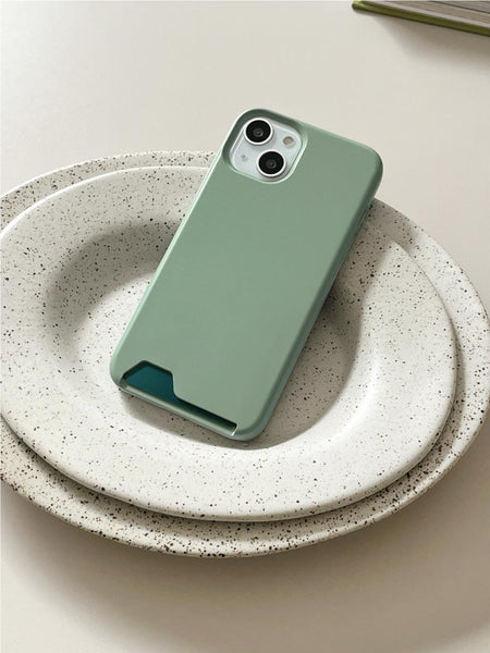 [Mademoment] FW Modern Plain Design Phone Case