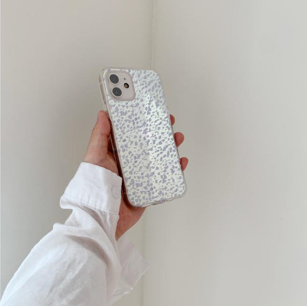 [Mademoment] Sand Pattern Design Glossy Mirror Phone