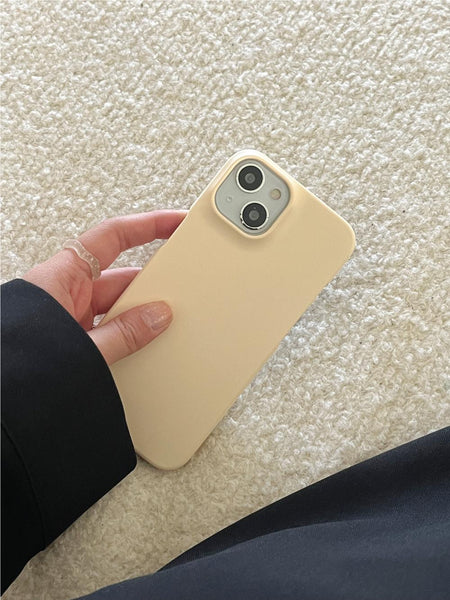 [Mademoment] Pastel Plain Design Phone Case