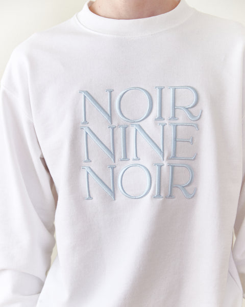 [NOIRNINE] UNISEX Noir Sweatshirt (WHITE)