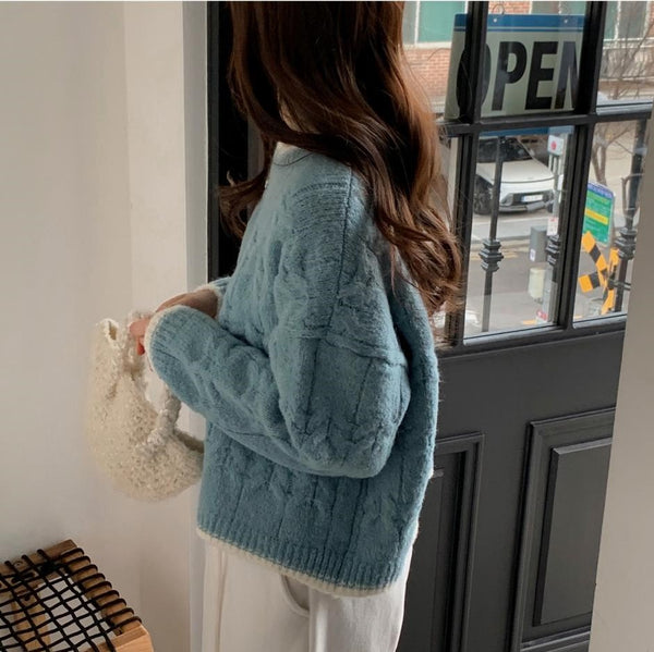 [SHOPPERLAND] Wool Cable Knit (4 Colors)