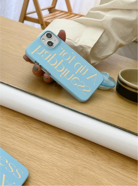 [Mademoment] Happiness Lettering Design Phone Case