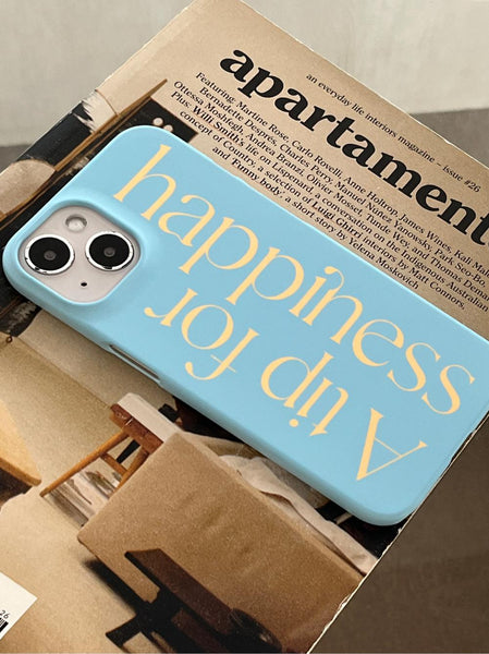 [Mademoment] Happiness Lettering Design Phone Case