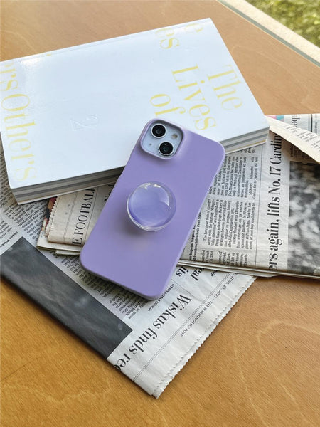 [Mademoment] Pastel Plain Design Phone Case