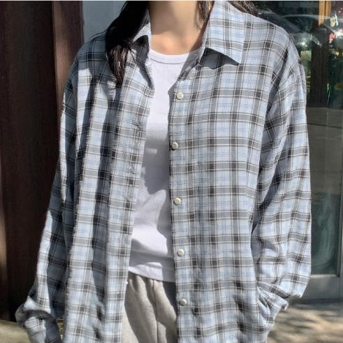 [98°C] CN Summer Check Shirt (2 Colors)