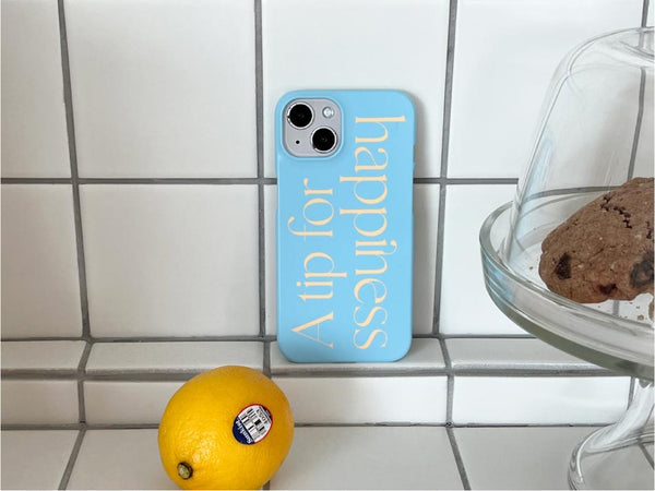 [Mademoment] Happiness Lettering Design Phone Case