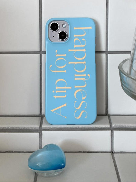 [Mademoment] Happiness Lettering Design Phone Case