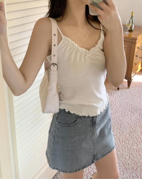 [98°C] Lauv Gracie Denim Mini Skirt