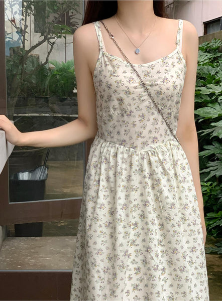 [98°C] Tuscan Flower Bustier Dress (1 Color)